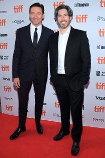 Hugh Jackman and Jason Reitman at European Premiere of The Front Runner