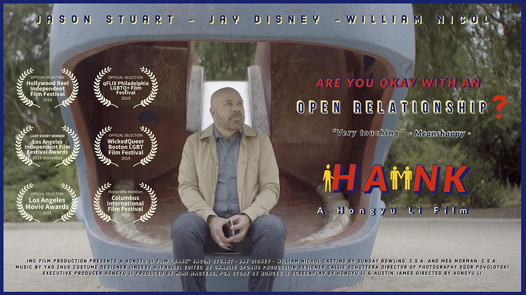 Poster for the short film Hank
